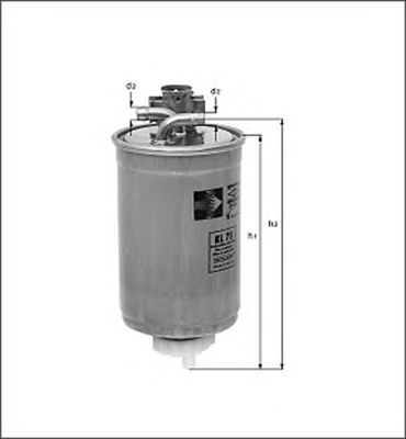 MAGNETI MARELLI 154087498220 -  Топливный фильтр